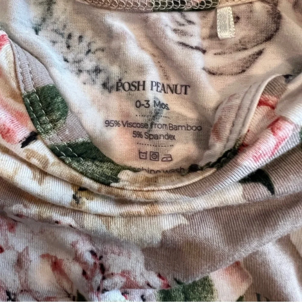 COPY - COPY - NWOT 0-3 month posh peanut zipper gown